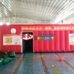 Safety Education Equipment Smoke Channel Simulation Fire Inflatable Tent - 2