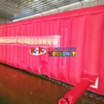 Safety Education Equipment Smoke Channel Simulation Fire Inflatable Tent - 4