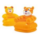 Cartoon Animal Inflatable Sofa Cute Portable Children Seat Tiger Bear For Kid 3-8 Years Old Lovely Kids' Pvc Chairs Baby Seats - 3
