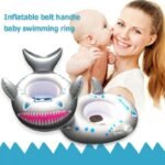 Cartoon Shark Inflatable Baby Swimming Ring Toddler Neck Float Circle Seat - 3