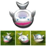 Cartoon Shark Inflatable Baby Swimming Ring Toddler Neck Float Circle Seat - 5