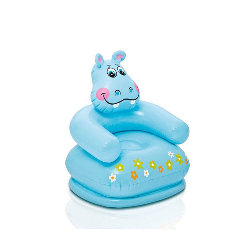 Cute Cartoon Animal Inflatable Kids Sofa Seat Portable Pvc Chair For Children 38 Years Tiger Bear Design Baby Seats - 6