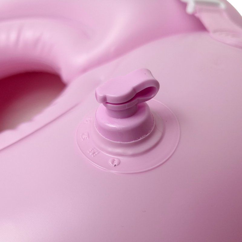 Newborn Baby Inflatable Swimming Ring Float 08 Months Cartoon Pig Design Infant Pool Buoy Bath Accessories - 5