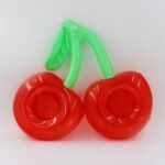 Cherry Shaped Red Swimming Pool Drink Holders Party Adult Inflatable Accessories Double Kids Floating - 3