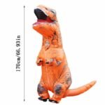 Child Adult Inflatable Costume Dinosaur Costumes T Rex Blow Up Fancy Dress Mascot Cosplay For Men Women Kids Halloween - 6