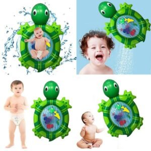 Children Outdoor Water Sports Turtle Inflatable Floating Pad Summer Swimming Pool Cartoon Fun Safety Cushion - 2