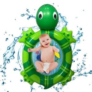 Children Outdoor Water Sports Turtle Inflatable Floating Pad Summer Swimming Pool Cartoon Fun Safety Cushion