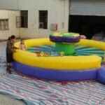 Children Amusement Park Playground Equipment Inflatable Trampolines - 2