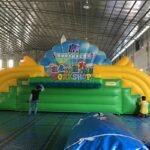 Children Amusement Park Playground Equipment Inflatable Trampolines - 4