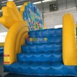 Children Amusement Park Playground Equipment Inflatable Trampolines - 5