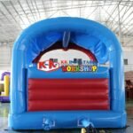 Children's Happy Park Super Spider Man Hero Inflatable Trampoline Bouncer - 3