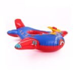 Children's Boat Floating Circle Thickened Large Aircraft With Steering Wheel Inflatable Sitting Seat Childrens Swim - 2