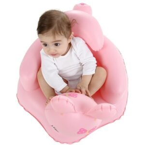 Children's Chair Baby Kid Children Inflatable Bathroom Sofa Seat Learn Portable Multifunctional Rabbit Toy - 2