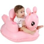 Children's Chair Baby Kid Children Inflatable Bathroom Sofa Seat Learn Portable Multifunctional Rabbit Toy