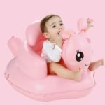Children's Chair Baby Kid Children Inflatable Bathroom Sofa Seat Learn Portable Multifunctional Rabbit Toy - 3