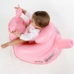 Children's Chair Baby Kid Children Inflatable Bathroom Sofa Seat Learn Portable Multifunctional Rabbit Toy - 4
