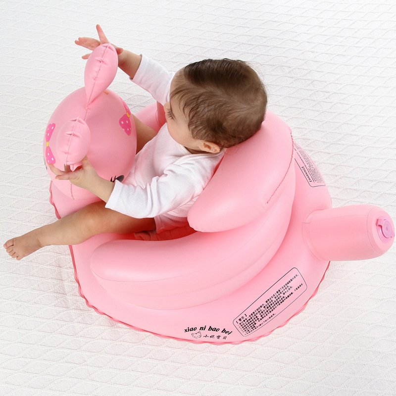 Portable Inflatable Rabbit Sofa Seat Multifunctional Learning Chair For Babies Kids Ideal For Bathrooms - 7