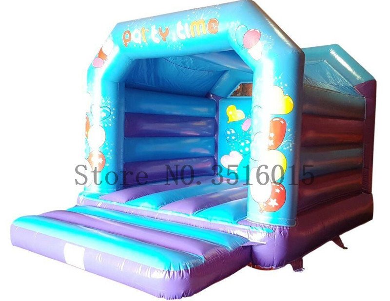Kids Inflatable Bounce House Castle With Trampoline Slide Fun Park Play Equipment Toy - 1