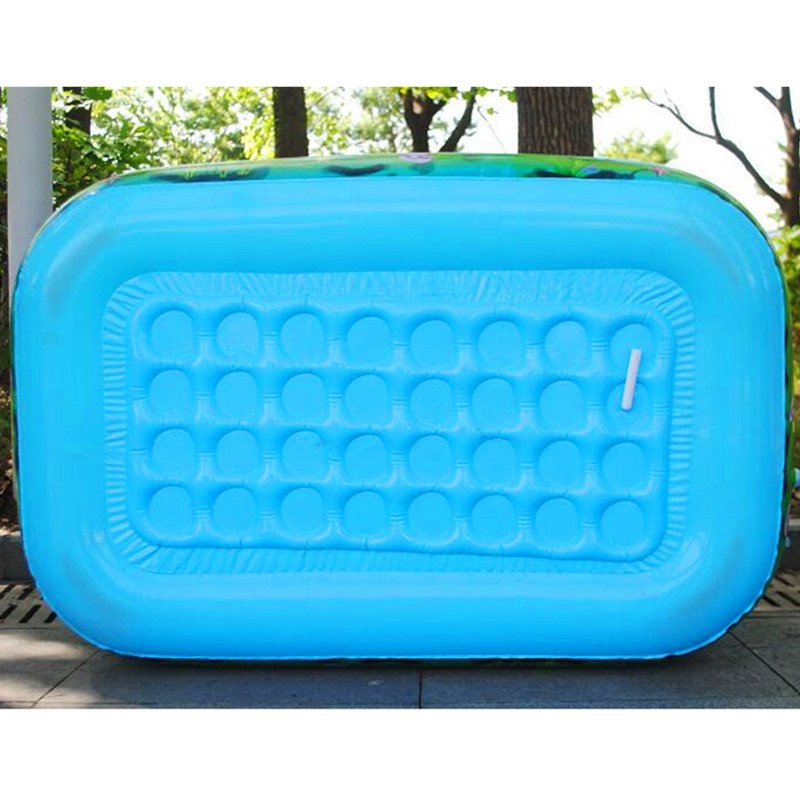 Kids Tropical Fish Design Inflatable Swimming Pool Rectangle Paddling Pool For Babies G2031 - 7