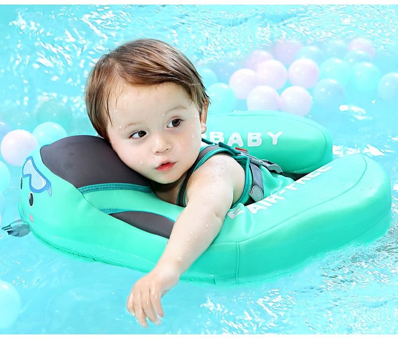 Adjustable Baby Swim Trainer Noninflatable Safe Floating Water Toy Solid Childrens Swimming Ring - 4 Adjustable Baby Swim Trainer Noninflatable Safe Floating Water Toy Solid Childrens Swimming Ring - 4