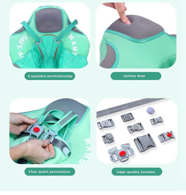 Adjustable Baby Swim Trainer Noninflatable Safe Floating Water Toy Solid Childrens Swimming Ring - 9 Adjustable Baby Swim Trainer Noninflatable Safe Floating Water Toy Solid Childrens Swimming Ring - 9