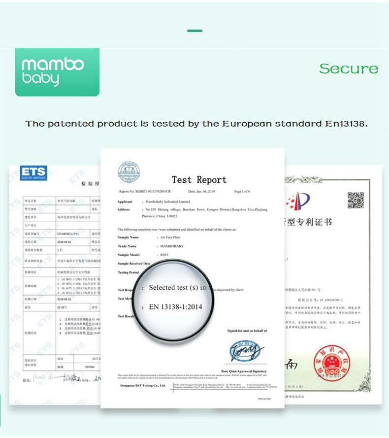 Adjustable Baby Swim Trainer Noninflatable Safe Floating Water Toy Solid Childrens Swimming Ring - 2 Adjustable Baby Swim Trainer Noninflatable Safe Floating Water Toy Solid Childrens Swimming Ring - 2