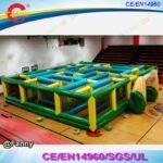 Hot Selling Inflatable Corn Maze Interactive Giant Labyrinth Carnival Games Air - 2