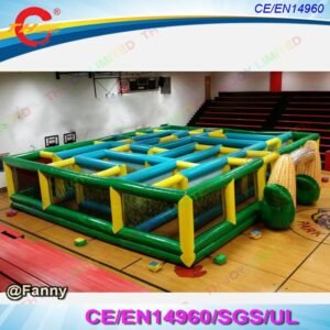 Hot Selling Inflatable Corn Maze Interactive Giant Labyrinth Carnival Games Air - 2