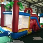 Chinese Inflatable Water Slide Bounce House With Pool Kids Game - 5