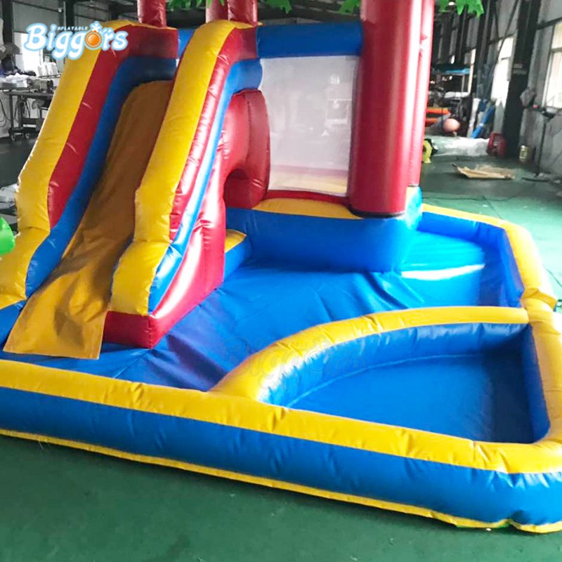 Kids Inflatable Bounce House With Water Slide And Pool Chinese Outdoor Play Game Equipment - 4 Kids Inflatable Bounce House With Water Slide And Pool Chinese Outdoor Play Game Equipment - 4