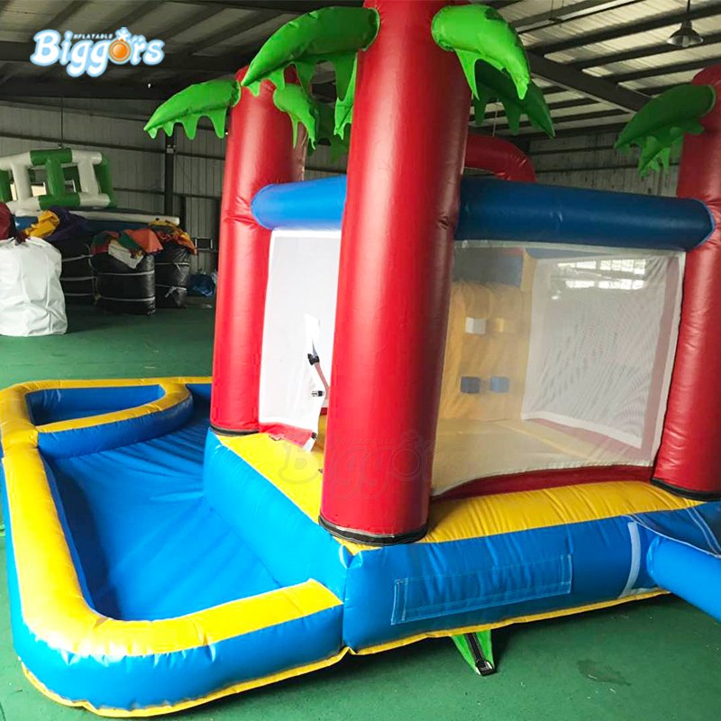 Kids Inflatable Bounce House With Water Slide And Pool Chinese Outdoor Play Game Equipment - 5 Kids Inflatable Bounce House With Water Slide And Pool Chinese Outdoor Play Game Equipment - 5
