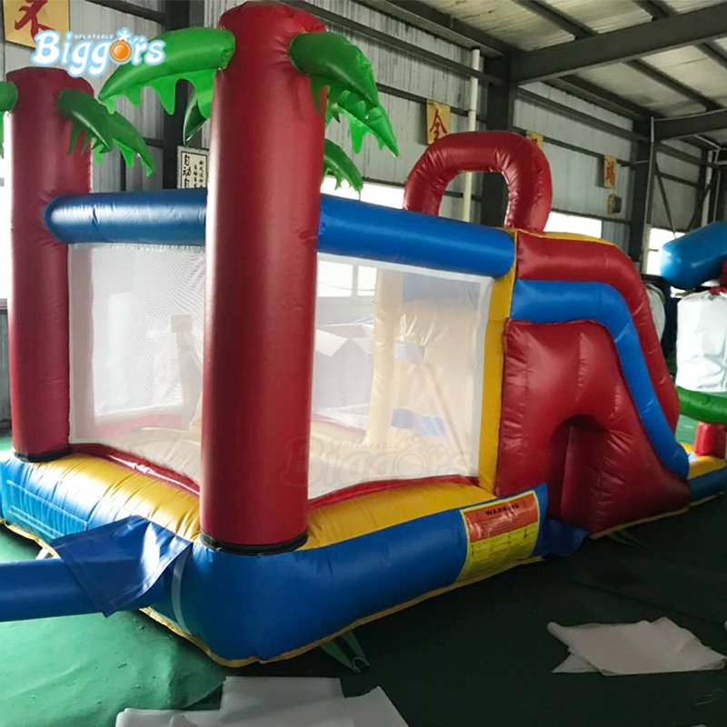 Kids Inflatable Bounce House With Water Slide And Pool Chinese Outdoor Play Game Equipment - 6 Kids Inflatable Bounce House With Water Slide And Pool Chinese Outdoor Play Game Equipment - 6