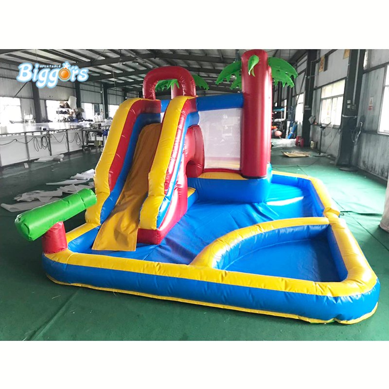 Kids Inflatable Bounce House With Water Slide And Pool Chinese Outdoor Play Game Equipment - 3 Kids Inflatable Bounce House With Water Slide And Pool Chinese Outdoor Play Game Equipment - 3