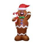 Christmas Inflatable Led Gingerbread Man Cookie With Lights Indoor Outdoor Yard Airblown Decoration Fun Xmas Party Display - 2