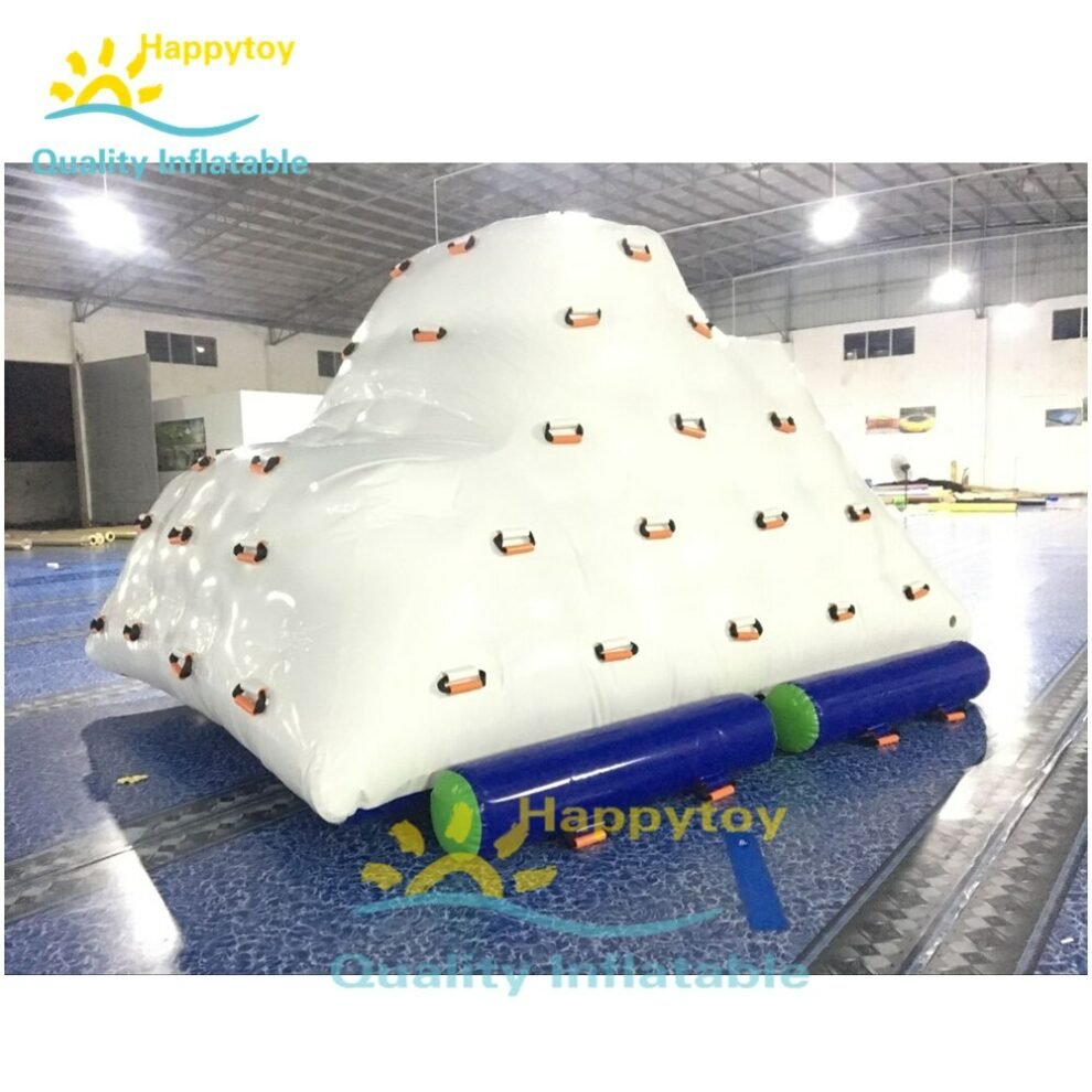 Inflatable Climbing Water Toy Iceberg Rock Float Island Mountain Slide ...