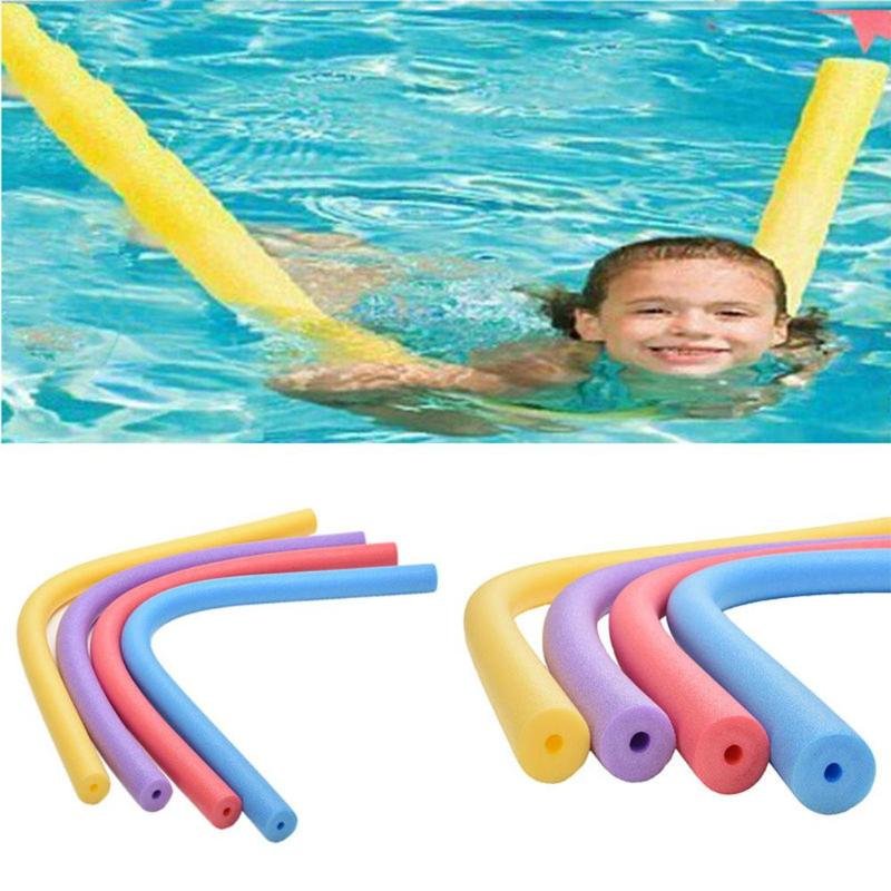 Solid Color Inflatable Swimming Ring Flexible Pool Noodle Water Buoyancy Stick For Safe Learning And Floating - 5