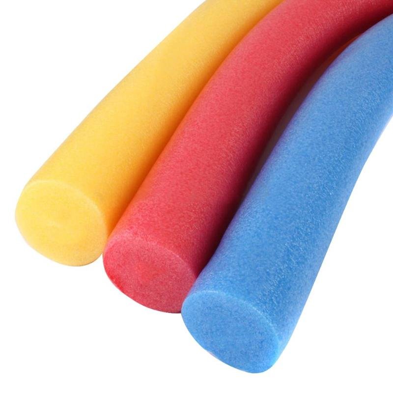 Solid Color Inflatable Swimming Ring Flexible Pool Noodle Water Buoyancy Stick For Safe Learning And Floating - 11