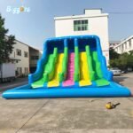 Commercial Grade Durable Inflatable Water Slide Pool Waterslide With Blowers - 5