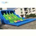 Commercial Grade Durable Inflatable Water Slide Pool Waterslide With Blowers - 6