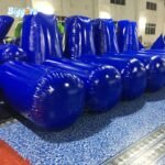 Commercial Grade Inflatable Paintball Obstacle Laser Tag Bunkers With Nice Price