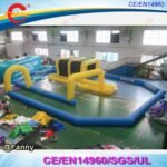 Commercial Inflatable Kart Race Track Oxford Go Racing Zorb Ball Air - 4