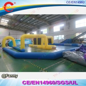 Commercial Inflatable Kart Race Track Oxford Go Racing Zorb Ball Air - 2