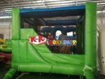 Commercial Small Indoor Jungle Bouncy House Inflatable Bounce Castle With Slide Kids For - 5