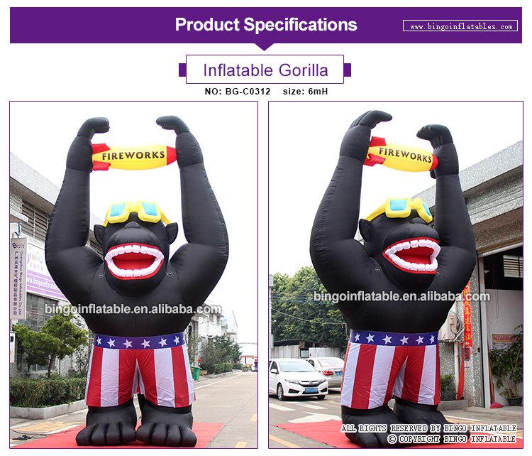 Commercial Giant 6meter Inflatable Orangutan Outdoor Amusement Park Decor Animalthemed Blowup Display Toy - 1 Commercial Giant 6meter Inflatable Orangutan Outdoor Amusement Park Decor Animalthemed Blowup Display Toy - 1