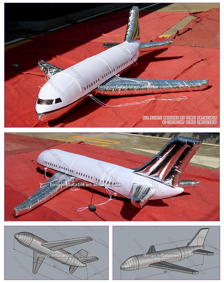 6meter Inflatable Aircraft Balloon Commercial Event Decoration Ceiling Hanging Airplane Display Toy For Parties And Festivals - 1 6meter Inflatable Aircraft Balloon Commercial Event Decoration Ceiling Hanging Airplane Display Toy For Parties And Festivals - 1