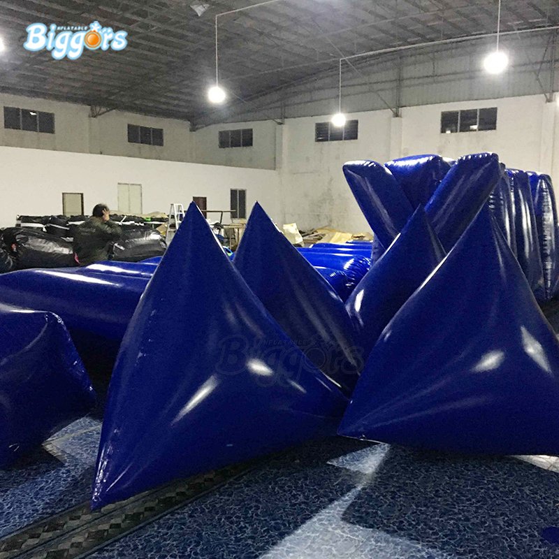 Commercial Grade Inflatable Paintball Laser Tag Bunkers Durable Outdoor Obstacle Course With Affordable Price - 6