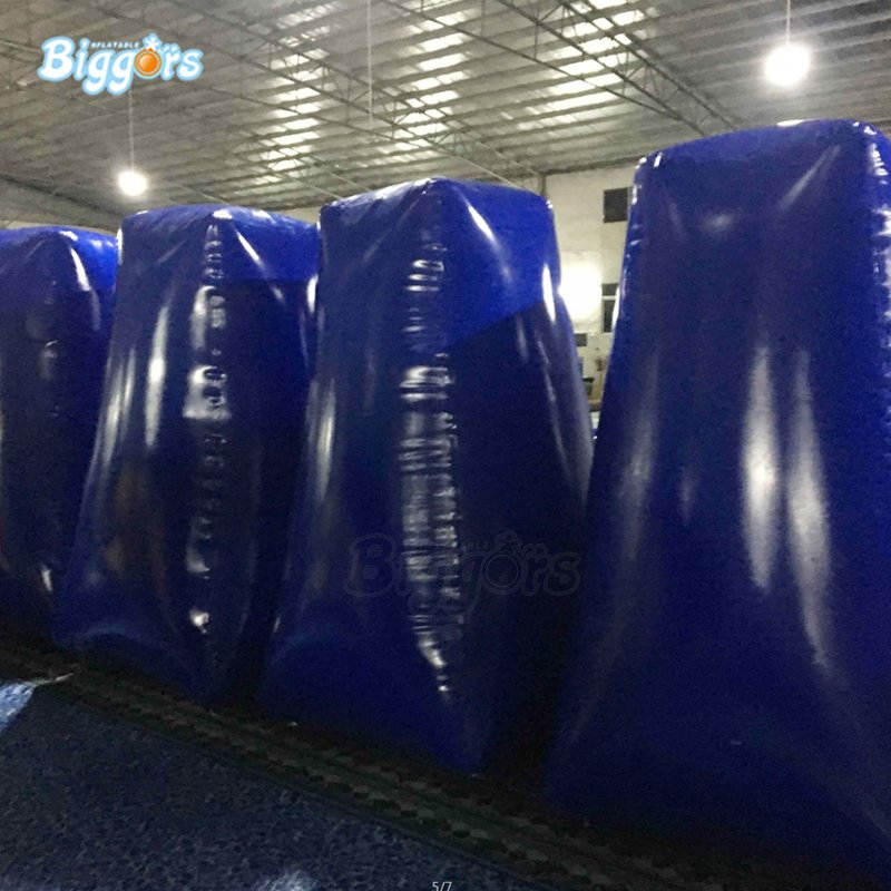 Commercial Grade Inflatable Paintball Laser Tag Bunkers Durable Outdoor Obstacle Course With Affordable Price - 2