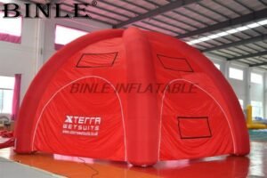 Custom Outdoor Trade Show Event 6m Diameter Inflatable Spider Dome Tent With Covers For Advertising - 2