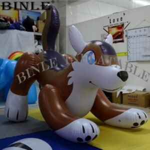 Custom Cute Giant Inflatable Wolf Model Air Sealed Pvc Cartoon Toy For Outdoor Advertising - 2