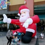 Custom Made 13 Feet Tall Giant Inflatable Santa Claus Christmas 4m Height Toys - 4